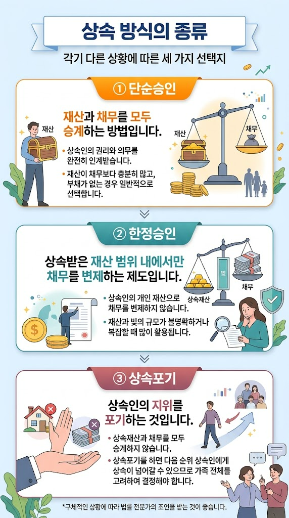 부친 사망 시 상속절차 총정리 | 사망신고부터 상속등기·상속포기까지 한 번에 정리 관련 이미지