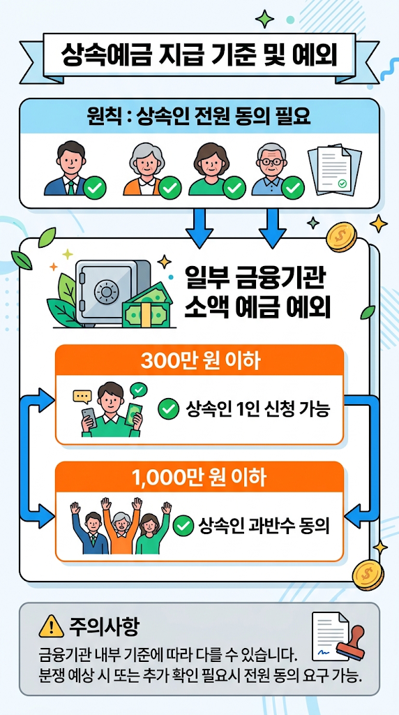 배우자 사망 시 주식 및 예금 인출 방법 | 상속예금 지급 절차와 필요서류 총정리 관련 이미지
