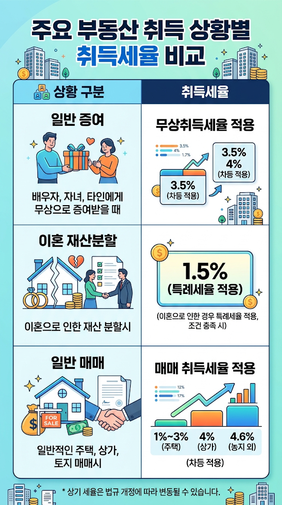 [인천 이혼 재산분할등기] 부동산 이전 절차 총정리｜협의·판결 필요서류·취득세·증여세 관련 이미지