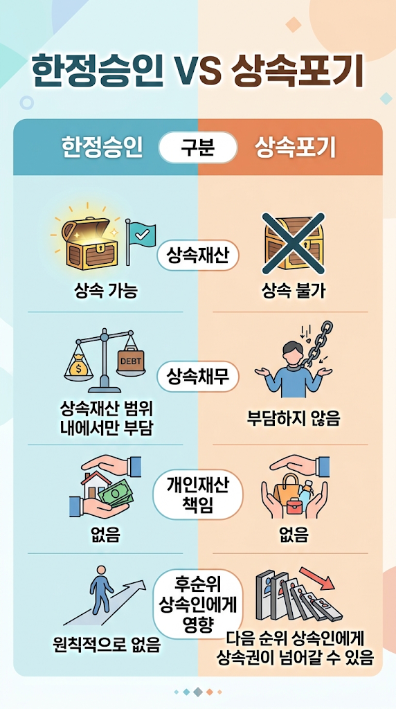 [인천 한정승인] 배우자 사망 후 빚이 많은 경우 한정승인·상속포기 절차 총정리 관련 이미지