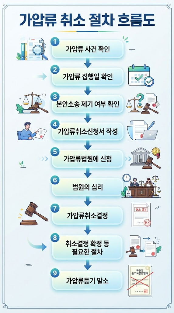 [인천 가압류취소] 10년된 가압류 본안소송 없으면 취소하는 방법·절차·필요서류 관련 이미지