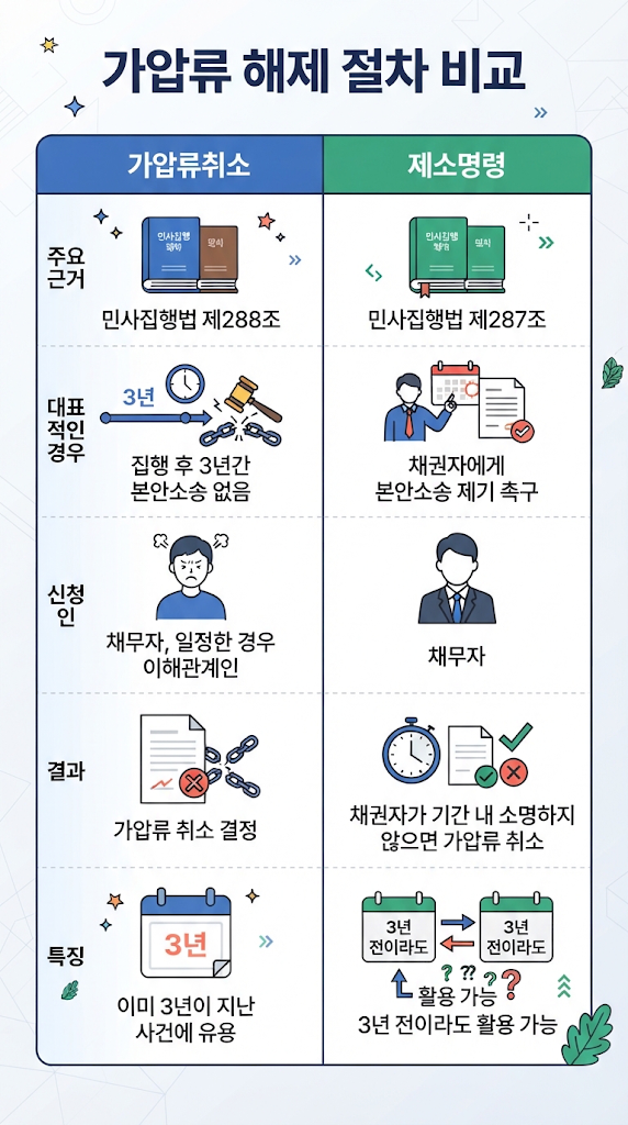 [인천 가압류취소] 10년된 가압류 본안소송 없으면 취소하는 방법·절차·필요서류 관련 이미지
