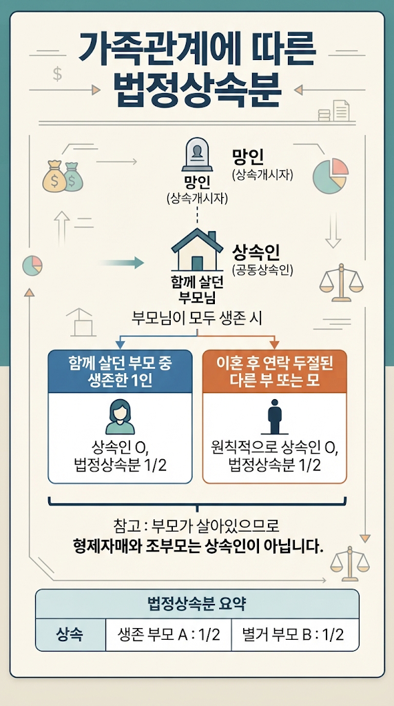 [인천 상속] 이혼 후 함께 살던 미혼 자녀가 사망한 경우 상속등기·예금·보험·자동차·상속권 상실 절차 관련 이미지