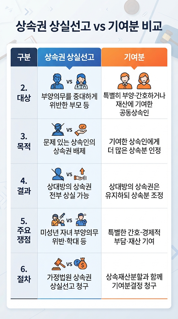 [인천 상속] 이혼 후 함께 살던 미혼 자녀가 사망한 경우 상속등기·예금·보험·자동차·상속권 상실 절차 관련 이미지